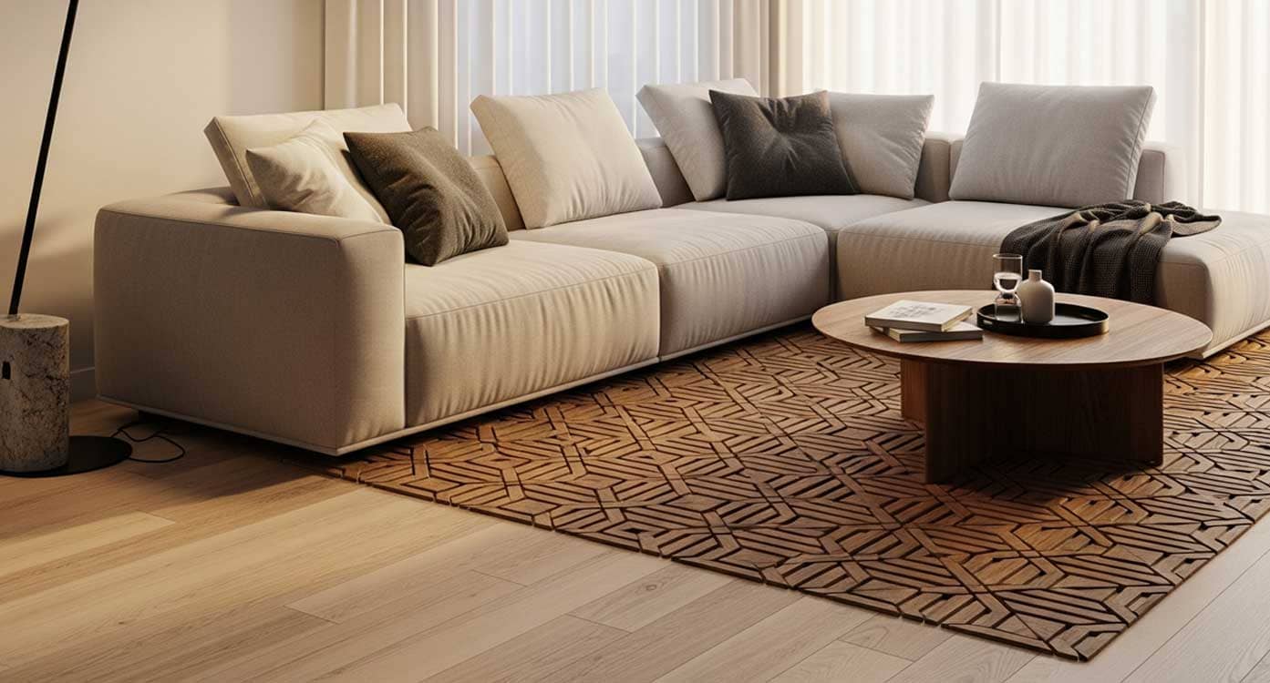 Premium Wooden Carpet Design 03